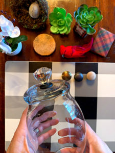 DIY Cloche Glass Dome Decor Craft Project
