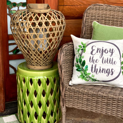 5 Porch Decor Ideas for Spring- Before Flowers
