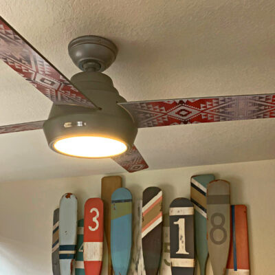 One Room Challenge Week 3: Lighting with Hunter Fan Company