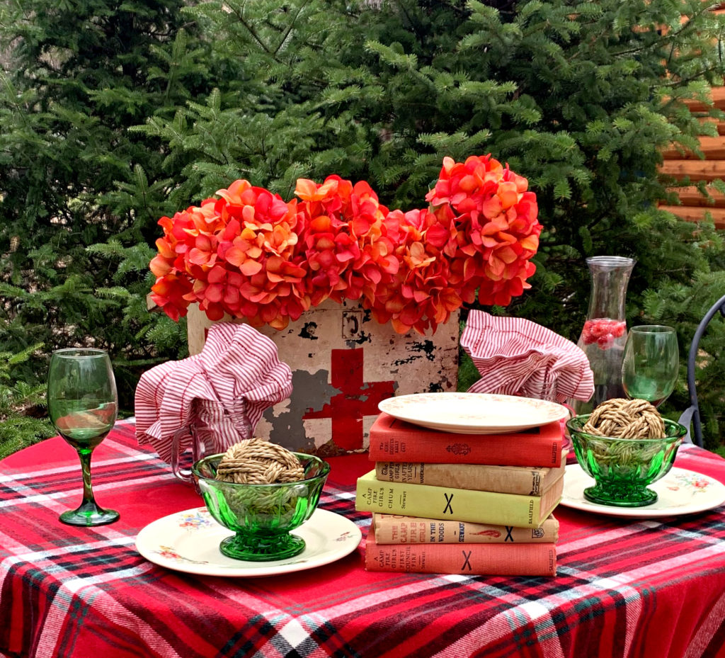 Vintage Outdoor Summer Mother's Day Table