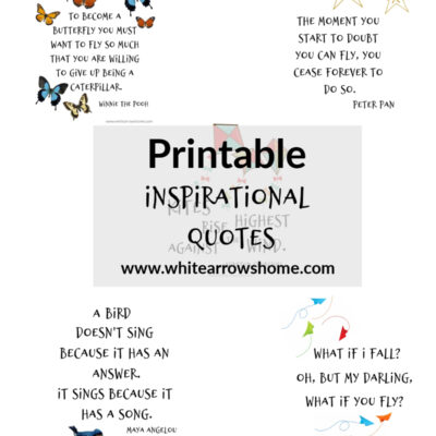 Printable Inspirational Quotes to Lift You Up