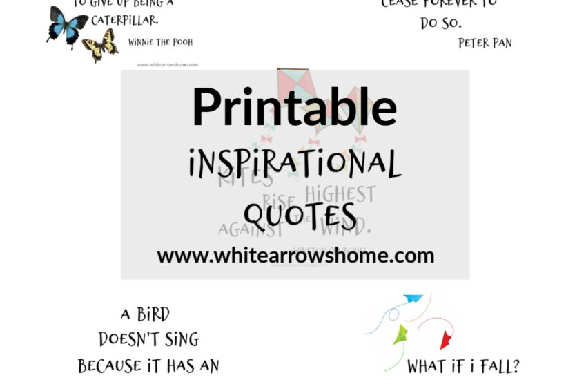 Printable Inspirational Quote