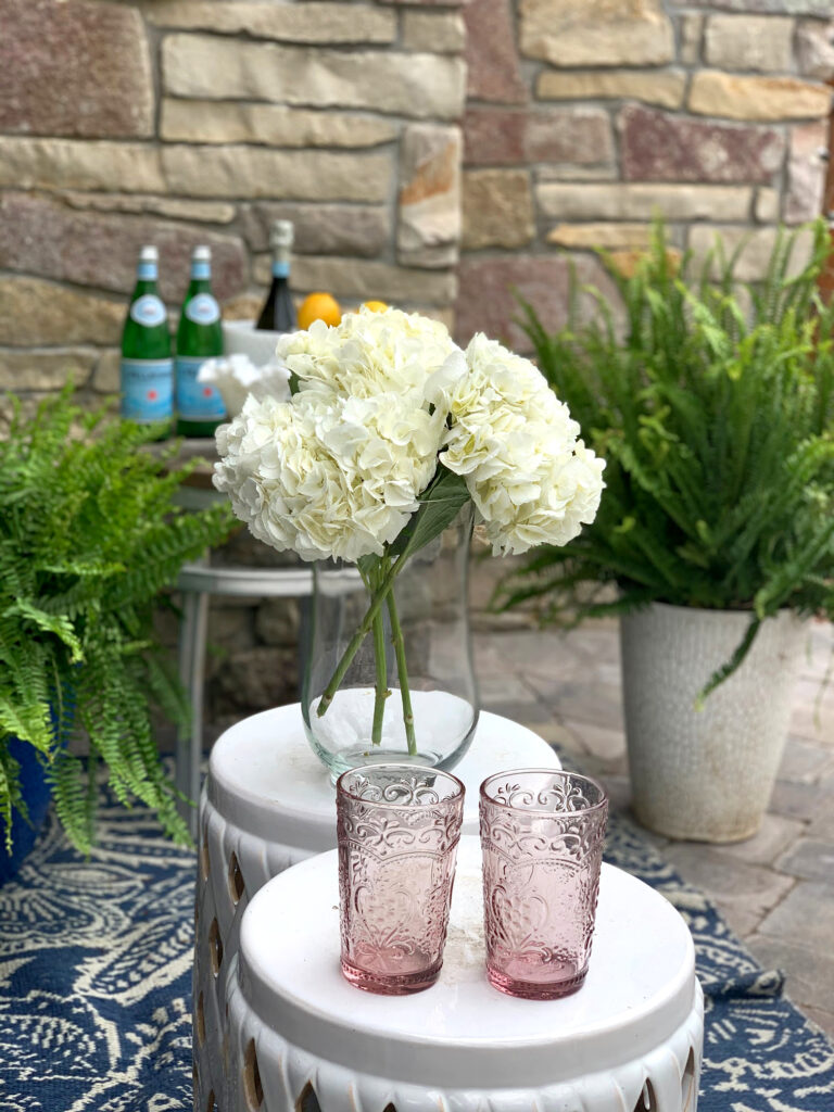 White Hydrangeas