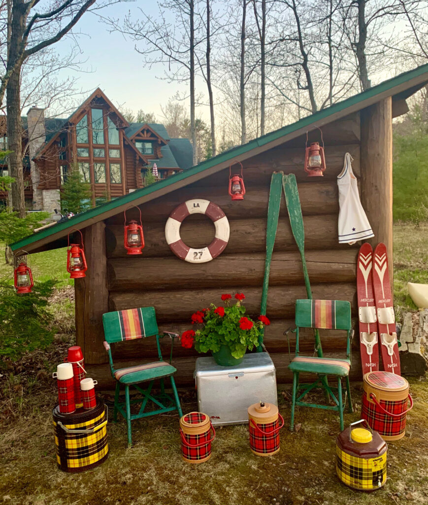 Cabin with Vintage decor