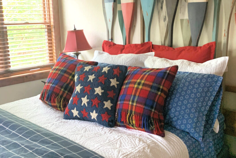 Nautical Bedroom, Chandler 4 Corners Pillow