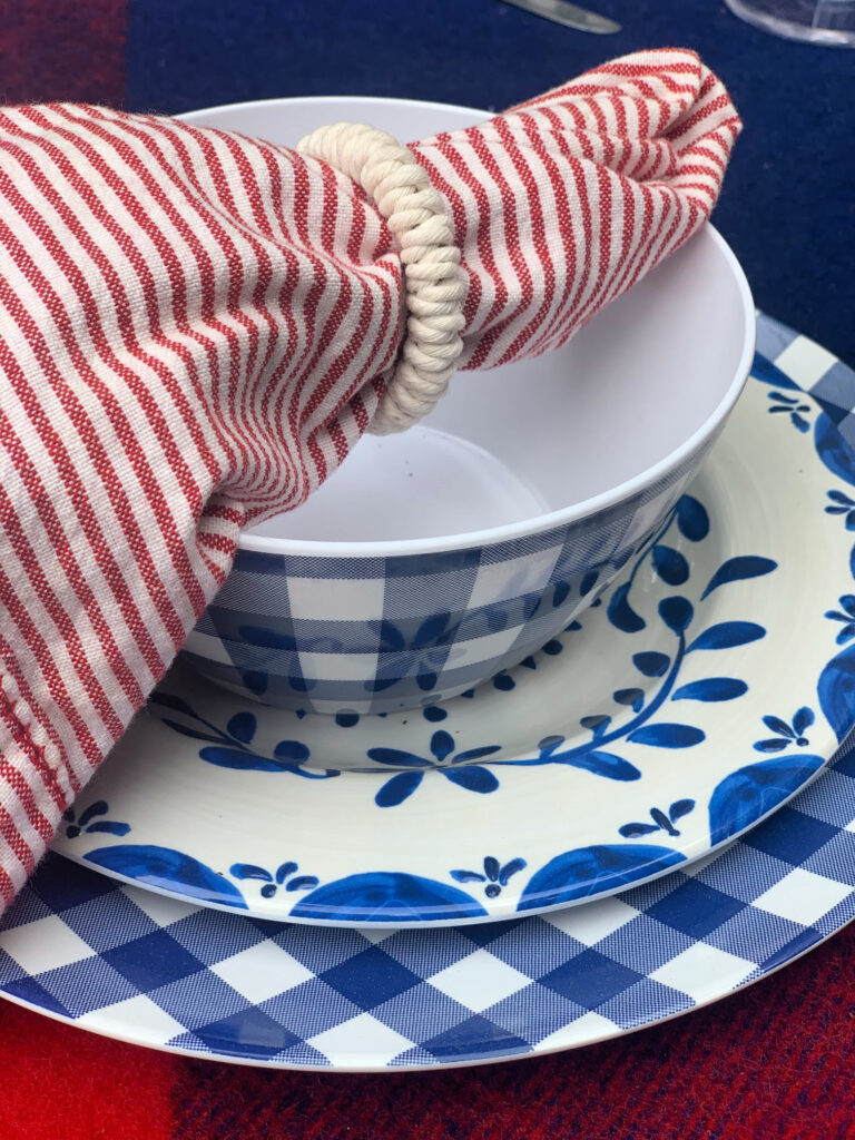 Blue and White Dishes