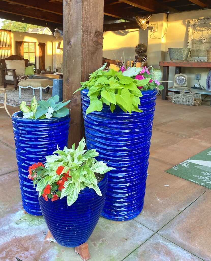 Easy Porch Planters