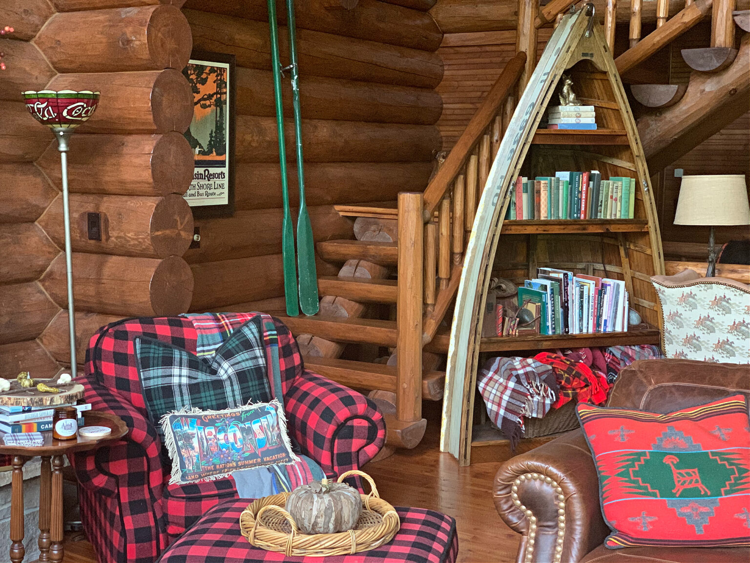 Cozy Reading Corner For Fall White Arrows Home   Cabin Living Room 1536x1152 