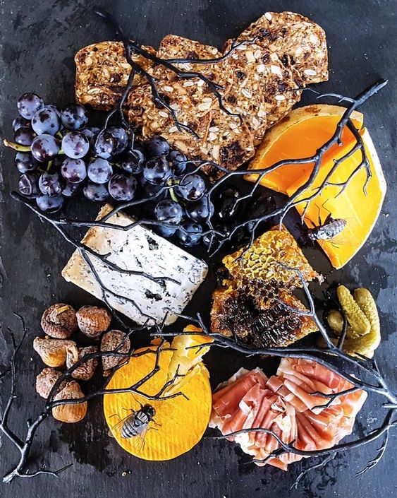 halloween cheese board