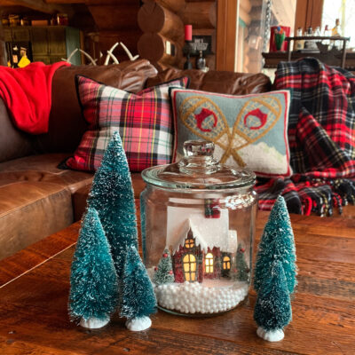 Simple Christmas Decor in a Jar