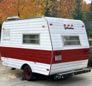 Decorating a Vintage Camper ~ White Arrows Home