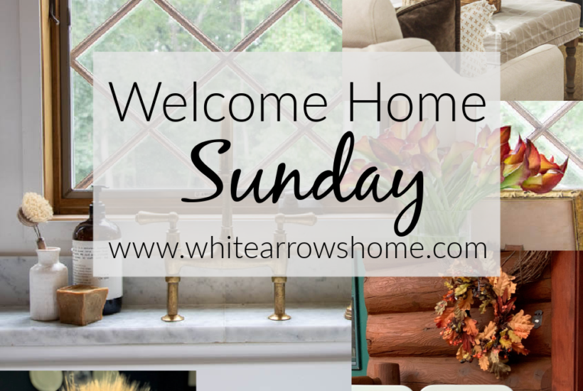 Fall Decor Welcome Home Sunday