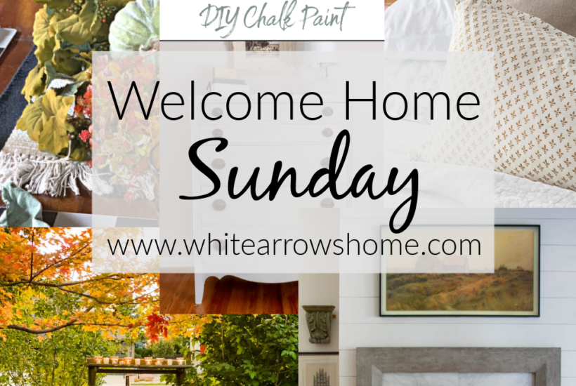 Welcome Home Sunday Autumn Ideas