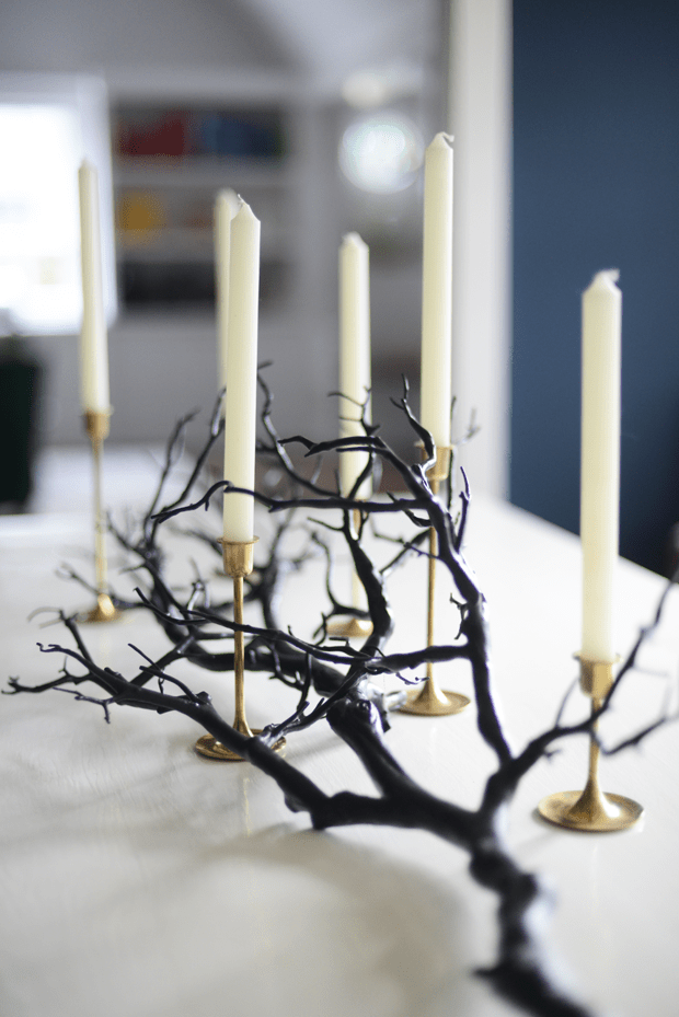 minimalist halloween decor