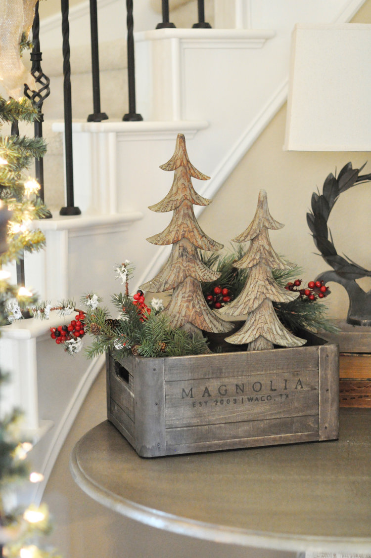 Design a Woodland Christmas Crate ~ White Arrows Home