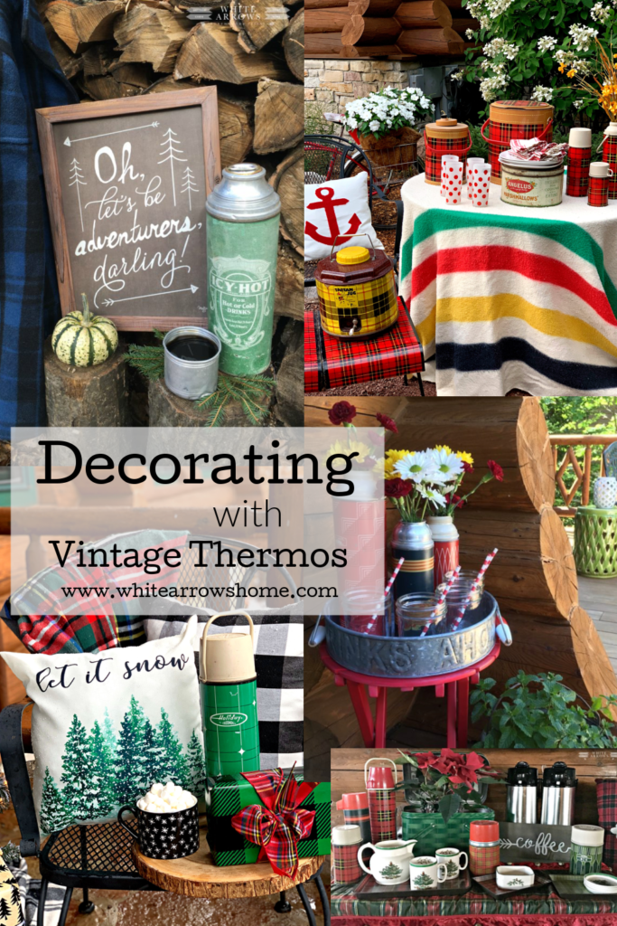 6 Ways To Use Vintage Thermoses - Pinecone Cottage Retreat