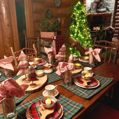 Mad for Plaid Christmas Table