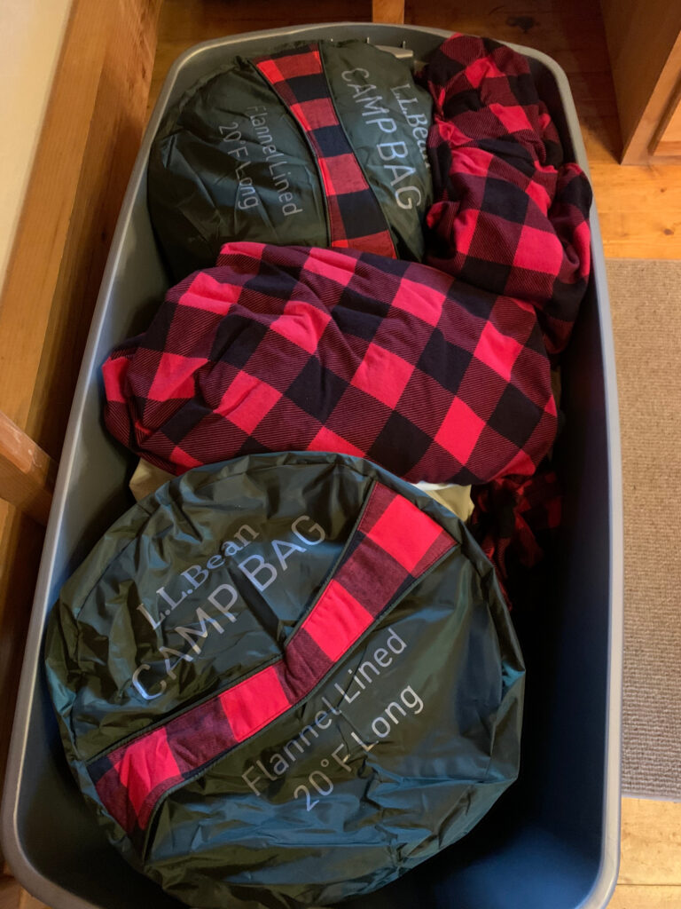 Ll bean 2024 flannel sleeping bag