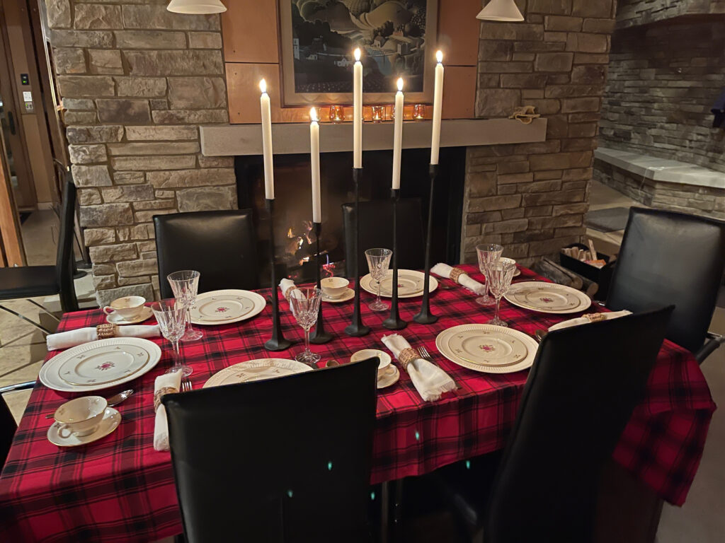 candlelit dinner