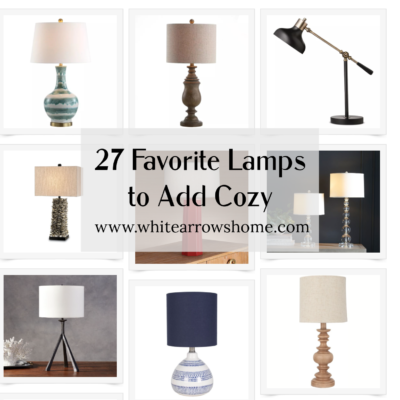 27 Favorite Lamps to add Cozy