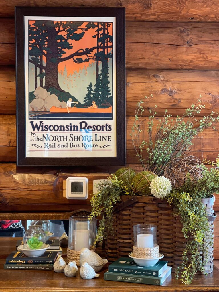 Spring Decor in the Cabin