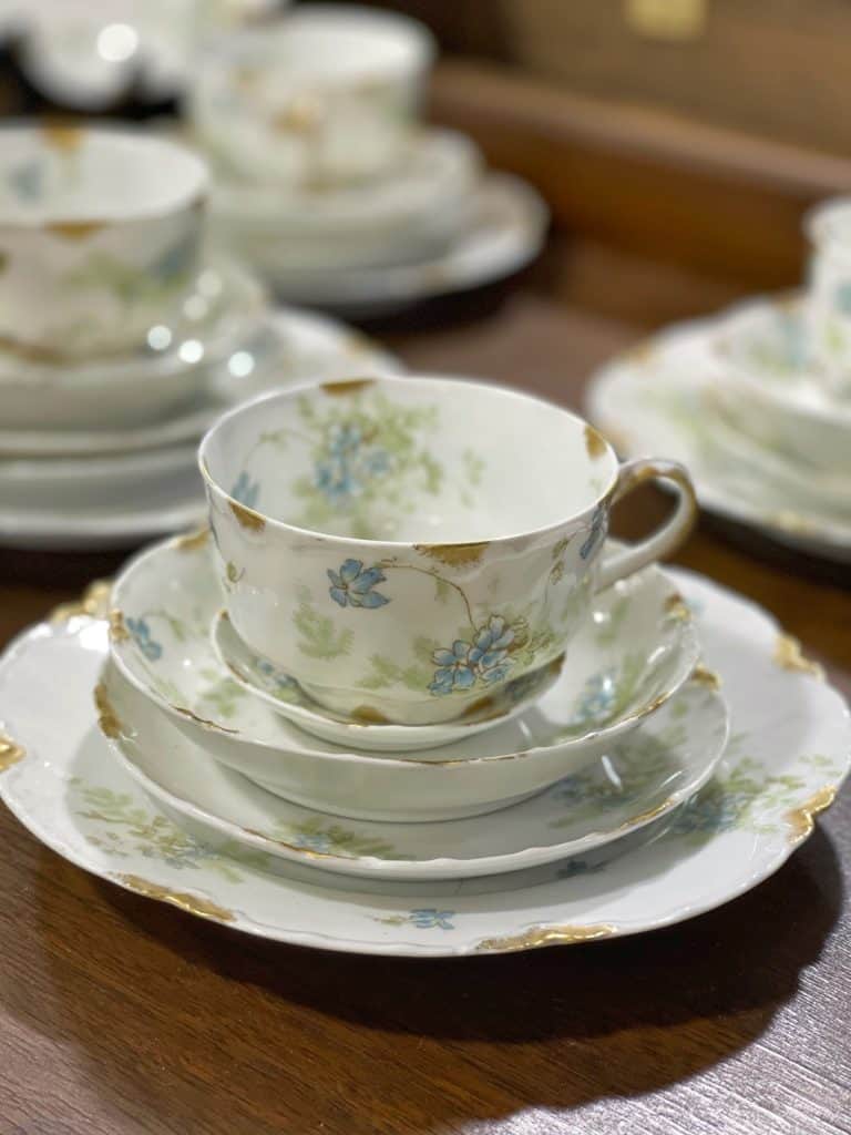 china dishes and teacup