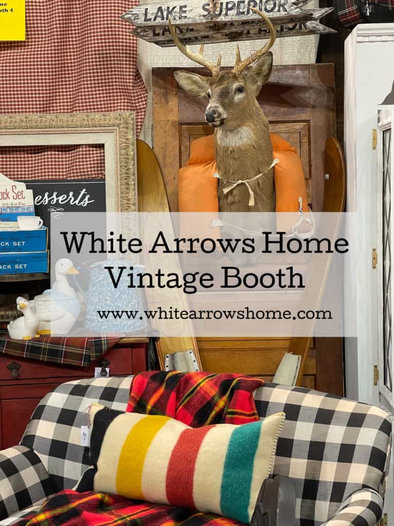 The White Arrows Home Booth at The Duluth Junk Hunt.