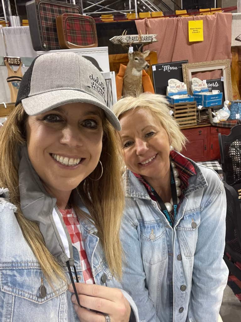 The White Arrows Home Booth at The Duluth Junk Hunt.