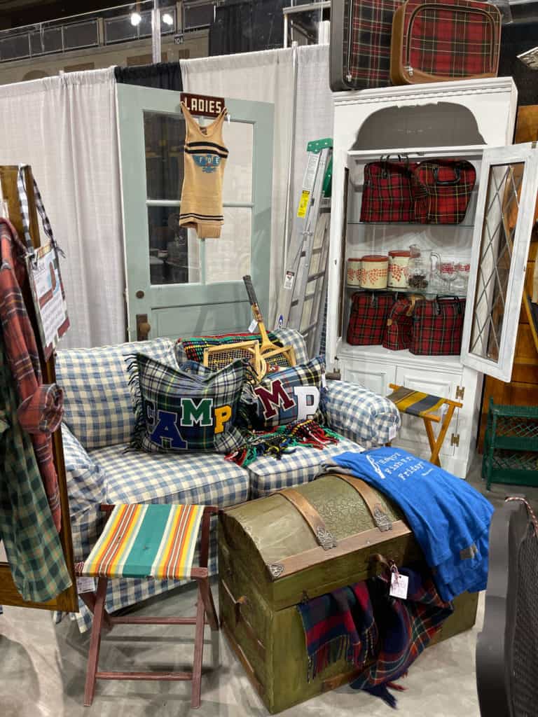The White Arrows Home Booth at The Duluth Junk Hunt.