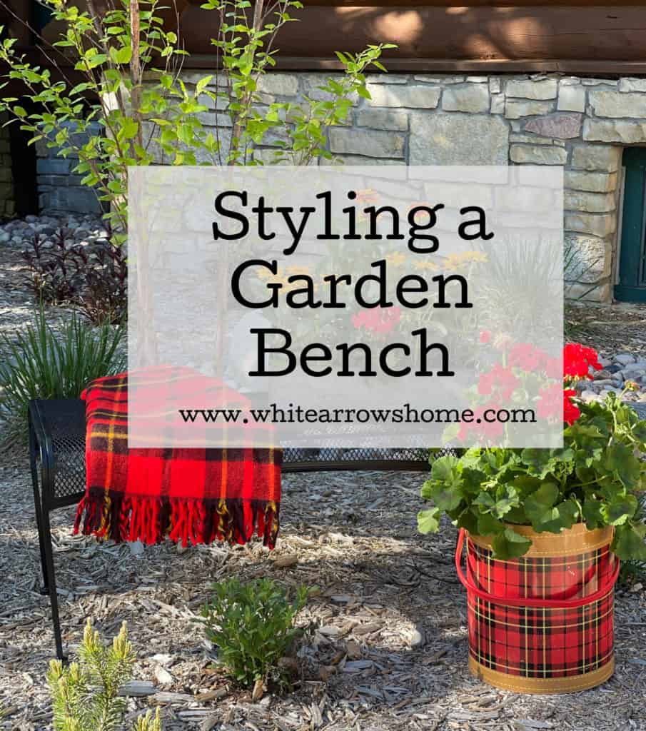 Styling a Garden Bench