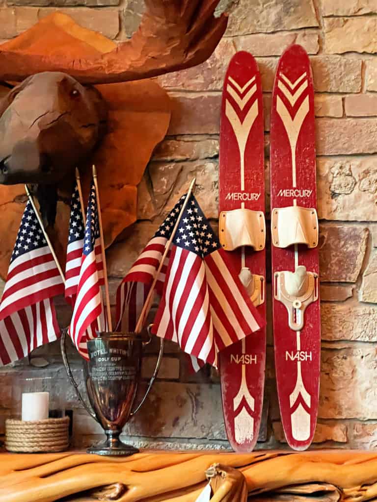 Cabin Summer Mantel Decor