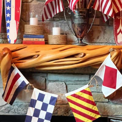 Two Summertime Mantels for Timeless Style