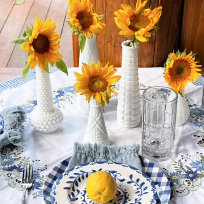 Styling a Summer Table