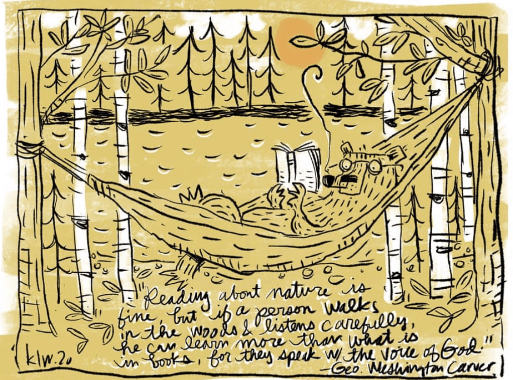 Artwork by Kyle L. White - The Cabincast Podcast