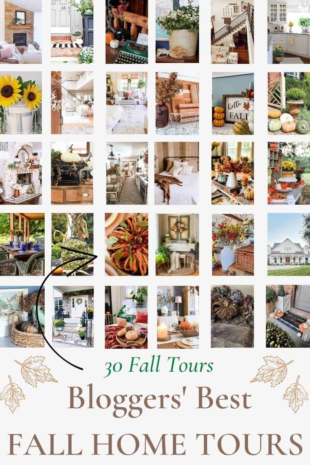 Fall Home Tours- White Arrows Home