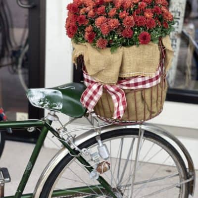 Decorating With Vintage Bikes