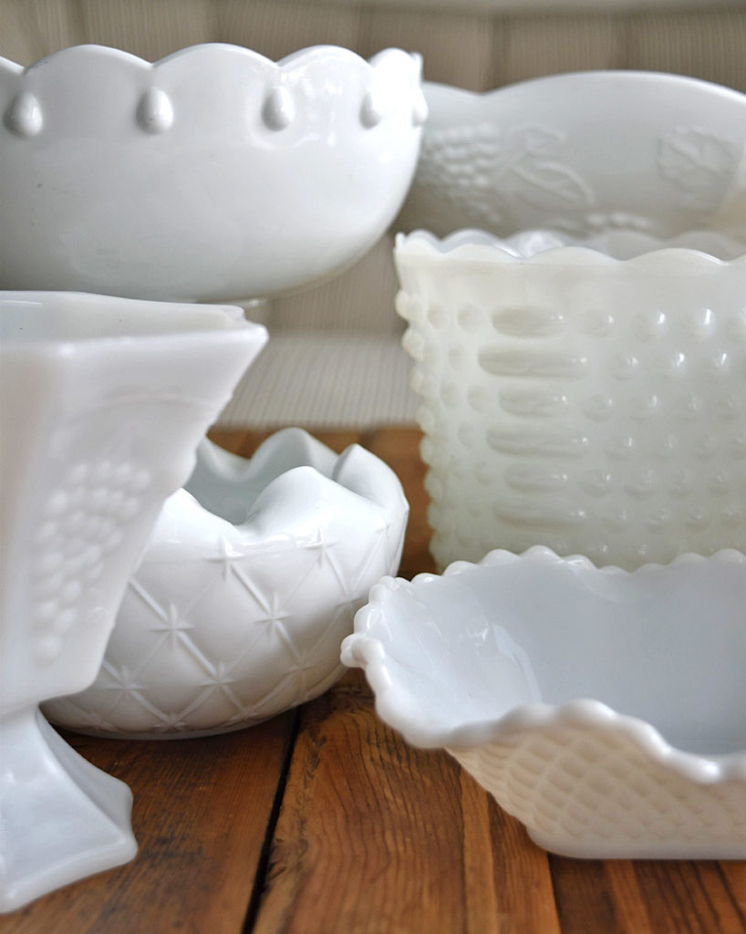 Vintage Milk Glass