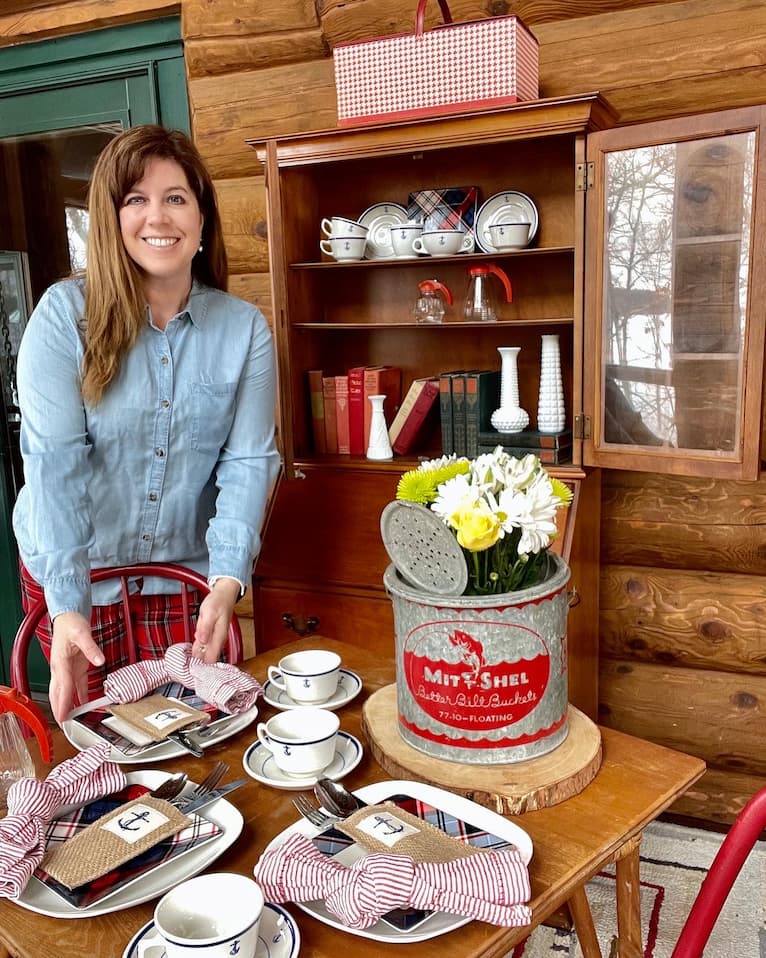 Kristin Lenz Lakeside Cabin Table