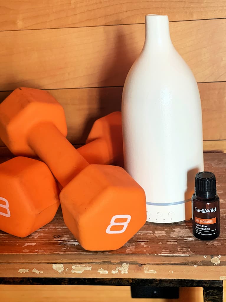 Home Workout Fitness Studio with Essential Oils
