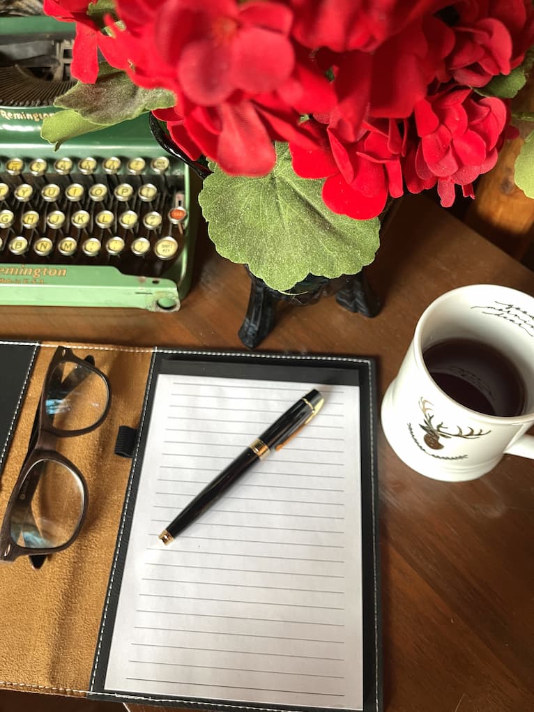 Desk, Notepad, Handwriting