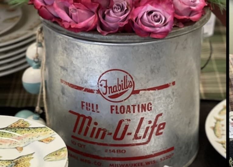Minnow Bucket Full of Roses