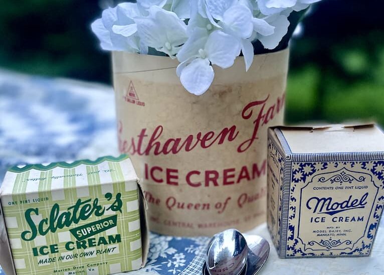 Vintage Ice Cream Cartons