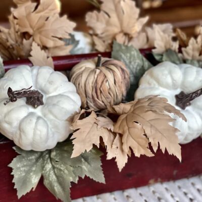 Decorating With Antique Wood Totes