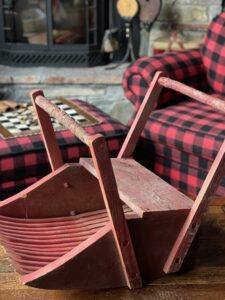 Cranberry Decorating for the Holidays Antique Cranberry Scoop