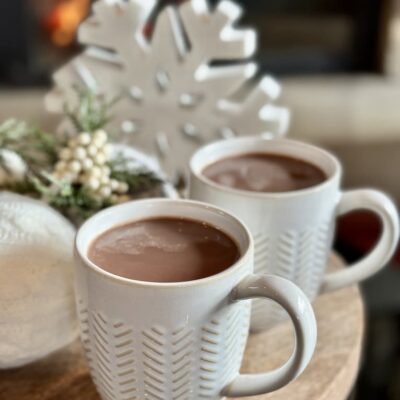 Share a Cup and Conversation Over A Winter Wonderland Styled Tray