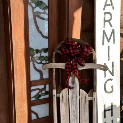 Front Porch Decor For Christmas Into Winter