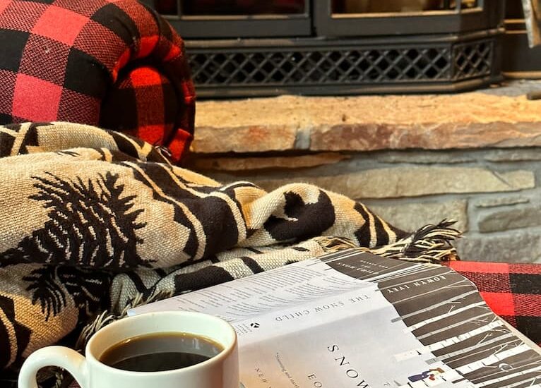 Fireside Book Club, The Snow Child, Cabin, Reading