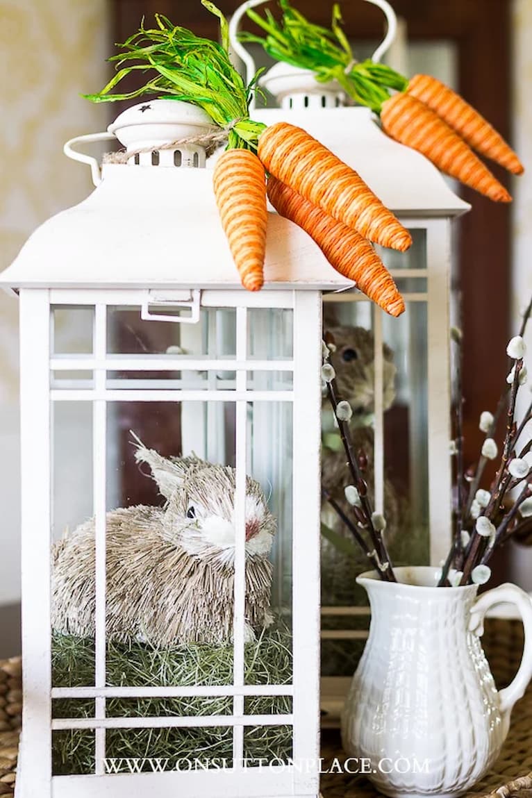 A Simple Spring and Easter Decor Project ~ White Arrows Home