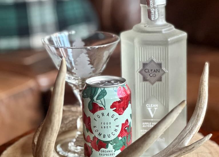 Mocktails with Forage Kombucha and Clean Co NA Spirits White Arrows Home