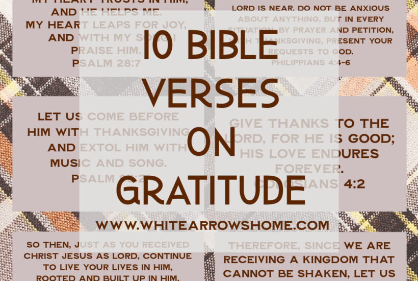 Bible Verses on Gratitude